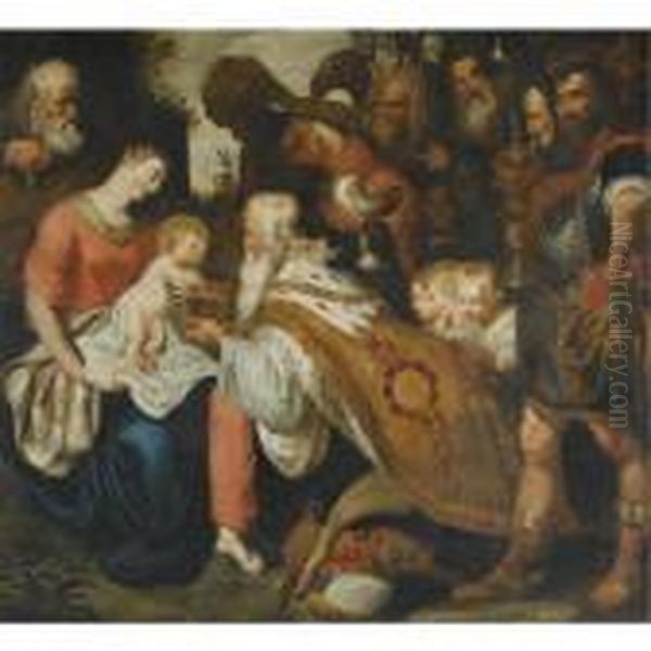 The Adoration Of The Magi Oil Painting by Peter Paul Rubens