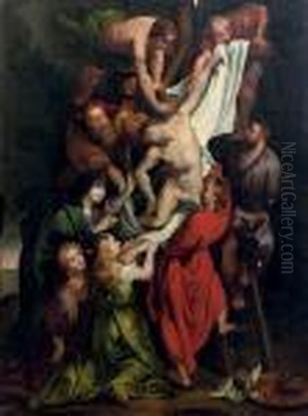 The Descent From The Cross Oil Painting by Peter Paul Rubens