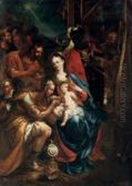 The Adoration Of The Magi Oil Painting by Peter Paul Rubens