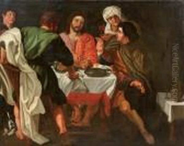 The Supper At Emmaus Oil Painting by Peter Paul Rubens