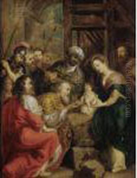 The Adoration Of The Magi Oil Painting by Peter Paul Rubens