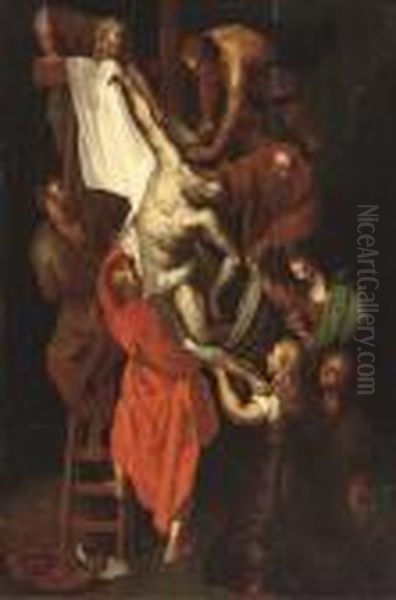 The Descent From The Cross Oil Painting by Peter Paul Rubens