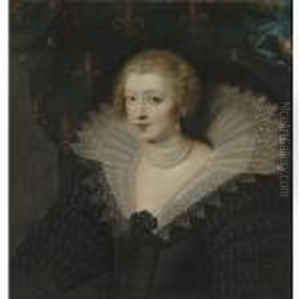 Queen Anne Of Austria Oil Painting by Peter Paul Rubens