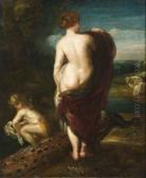 Giunone E Cupido Oil Painting by Peter Paul Rubens