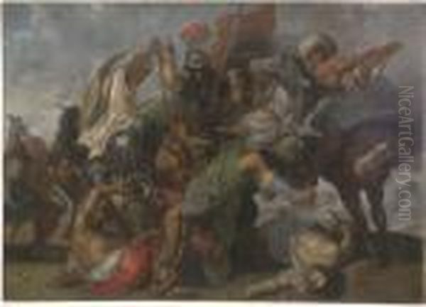 The Munich Lion Hunt Oil Painting by Peter Paul Rubens