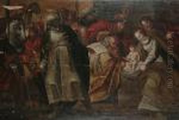 Adoration Of The Magi Oil Painting by Peter Paul Rubens