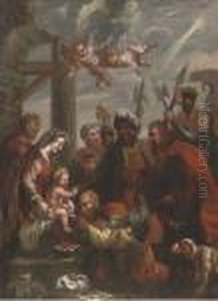 The Adoration Of The Magi Oil Painting by Peter Paul Rubens