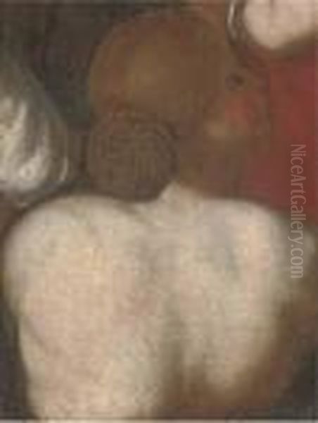 The Back Of A Lady: A Fragment Oil Painting by Peter Paul Rubens