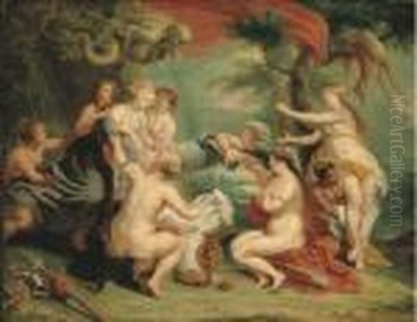 Diana And Callisto Oil Painting by Peter Paul Rubens