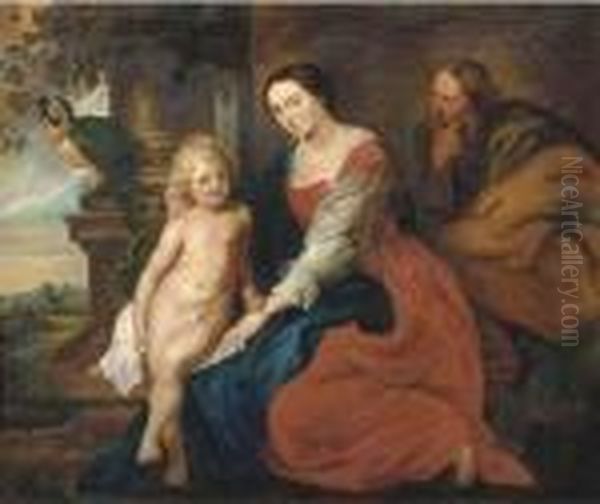 The Holy Family Oil Painting by Peter Paul Rubens