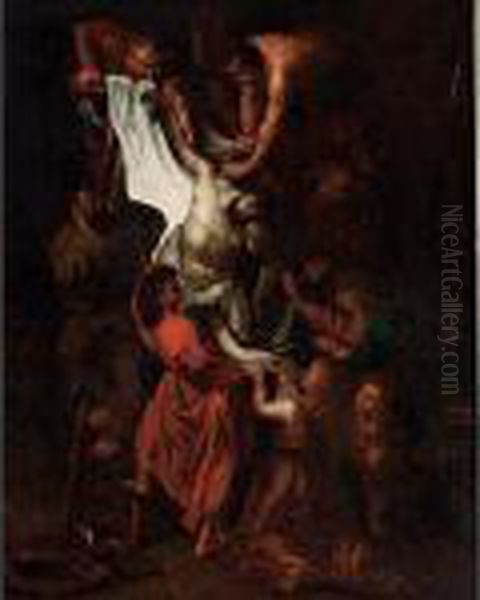 The Deposition Of The Cross Oil Painting by Peter Paul Rubens