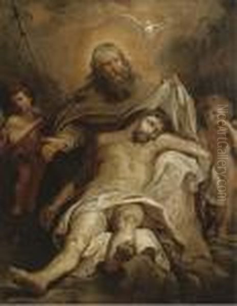 The Holy Trinity Oil Painting by Peter Paul Rubens