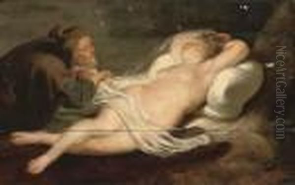 Angelica And The Hermit Oil Painting by Peter Paul Rubens