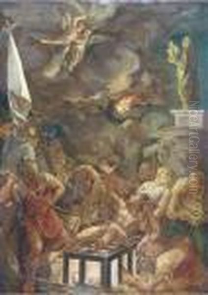 The Martyrdom Of Saint Lawrence Oil Painting by Peter Paul Rubens