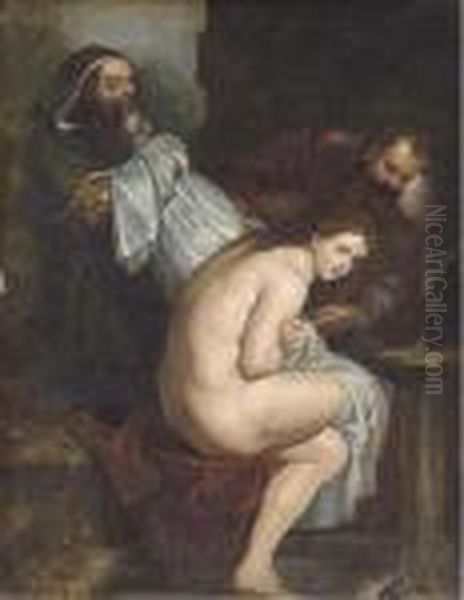 Susanna And The Elders Oil Painting by Peter Paul Rubens