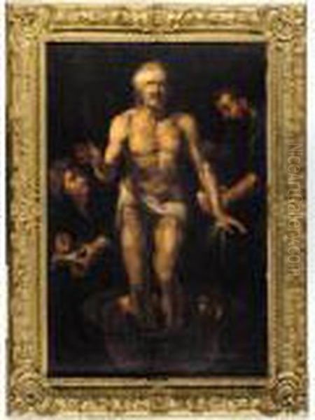 The Death Of Seneca Oil Painting by Peter Paul Rubens