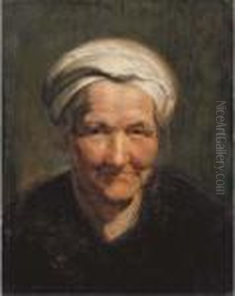 Portrait Of An Old Woman Oil Painting by Peter Paul Rubens