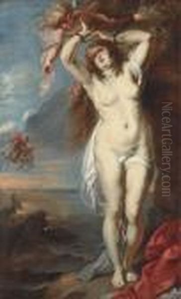 Andromeda Oil Painting by Peter Paul Rubens