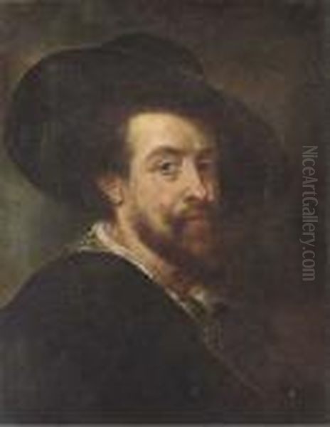 Self-portrait Oil Painting by Peter Paul Rubens