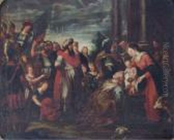 The Adoration Of The Magi Oil Painting by Peter Paul Rubens