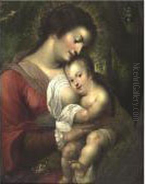 Madonna And Child Oil Painting by Peter Paul Rubens