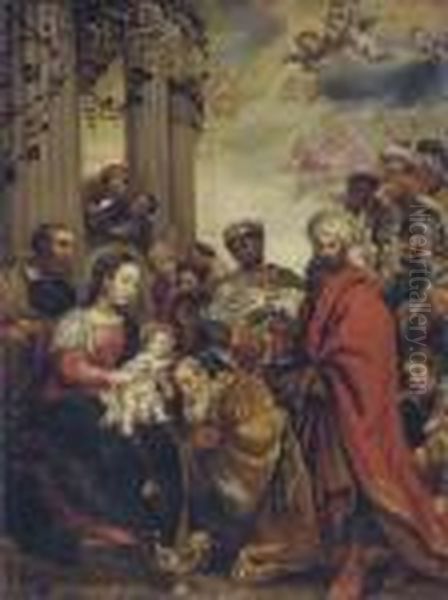 The Adoration Of The Magi Oil Painting by Peter Paul Rubens