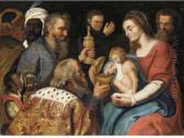 The Adoration Of The Magi Oil Painting by Peter Paul Rubens