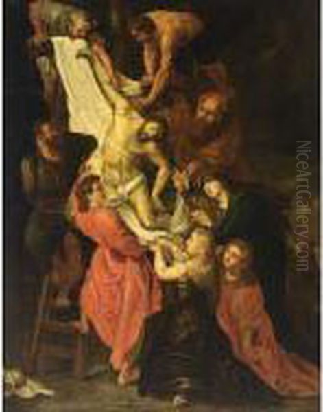 The Descent From The Cross Oil Painting by Peter Paul Rubens