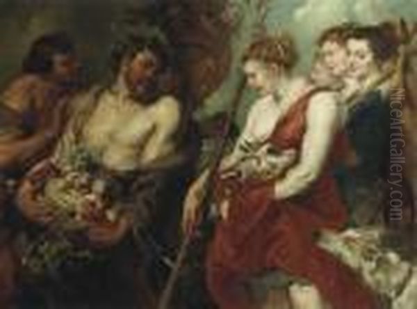 Diana Returning From The Hunt Oil Painting by Peter Paul Rubens