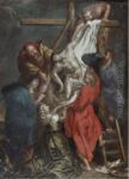 The Descent From The Cross Oil Painting by Peter Paul Rubens