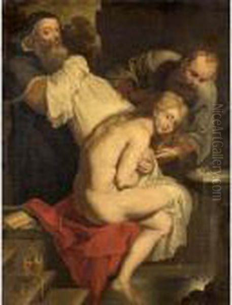 Susanna And The Elders Oil Painting by Peter Paul Rubens