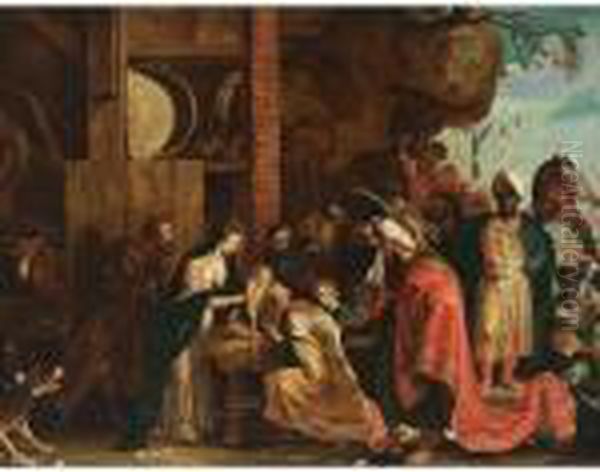 The Adoration Of The Magi Oil Painting by Peter Paul Rubens