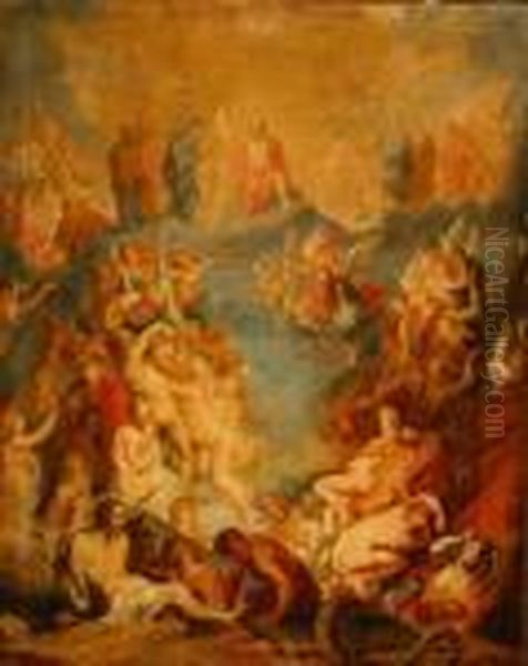 The Last Judgment Oil Painting by Peter Paul Rubens