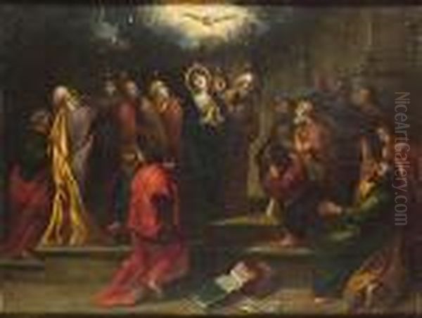 The Pentecost Oil Painting by Peter Paul Rubens