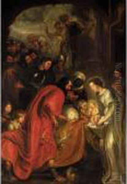 The Adoration Of The Magi Oil Painting by Peter Paul Rubens