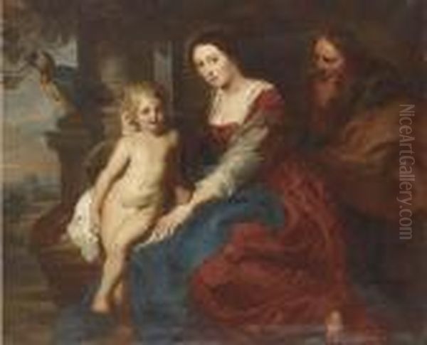 The Holy Family Oil Painting by Peter Paul Rubens