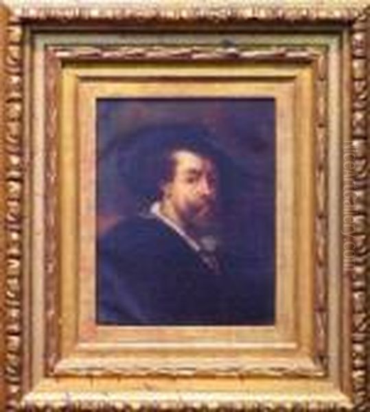 Self Portrait Of The Artist Oil Painting by Peter Paul Rubens