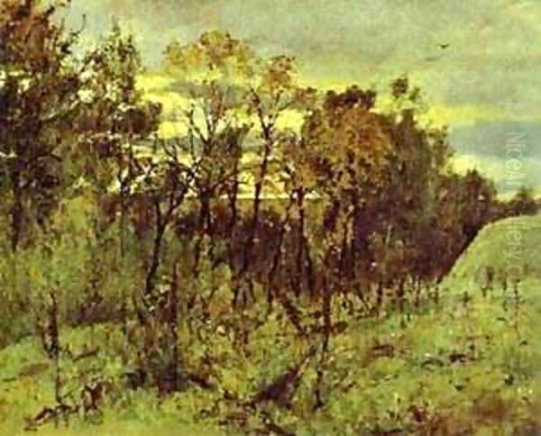 Autumn Evening Domotcanovo 1886 Oil Painting by Valentin Aleksandrovich Serov