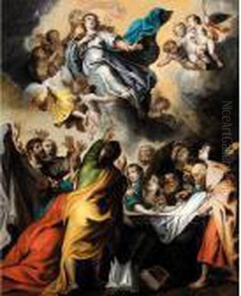 The Assumption Of The Virgin Oil Painting by Peter Paul Rubens