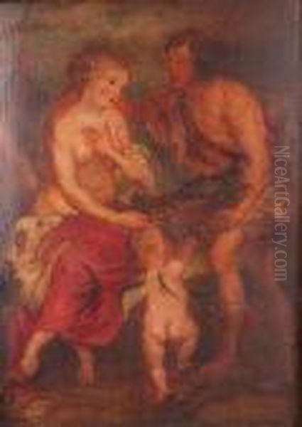 Meleager And Atalanta Oil Painting by Peter Paul Rubens