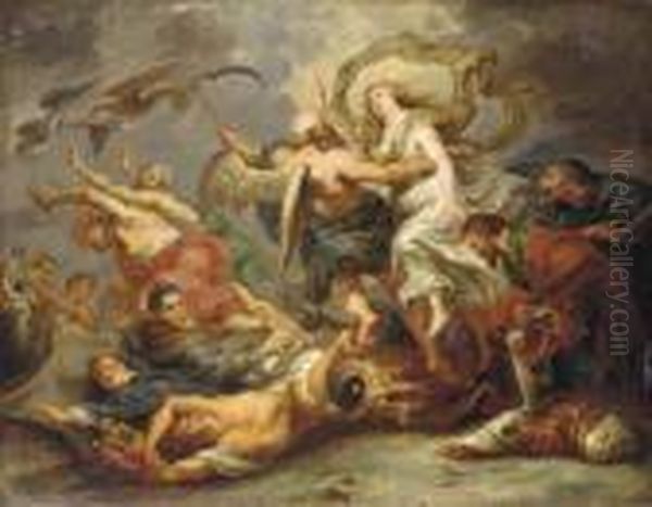 The Victory Of Eucharistic Truth Over Heresy Oil Painting by Peter Paul Rubens