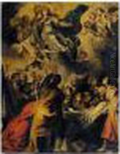 The Assumption Of The Virgin Oil Painting by Peter Paul Rubens