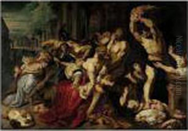 The Massacre Of The Innocents Oil Painting by Peter Paul Rubens