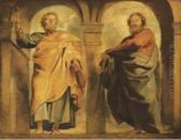 Saint Peter And Saint Paul Oil Painting by Peter Paul Rubens