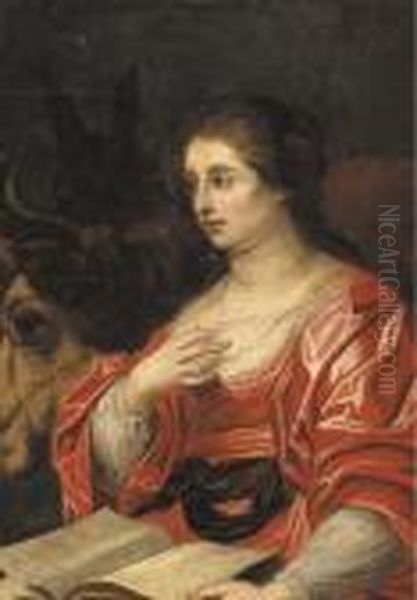 Portrait Of A Woman Oil Painting by Peter Paul Rubens