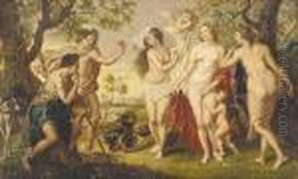 The Judgement Of Paris Oil Painting by Peter Paul Rubens