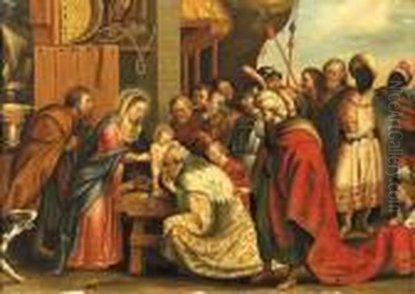 The Adoration Of The Magi Oil Painting by Peter Paul Rubens