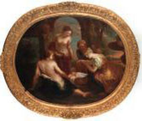 The Finding Of Erichthonius Oil Painting by Peter Paul Rubens