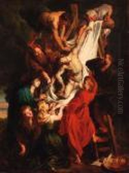 The Descent From The Cross Oil Painting by Peter Paul Rubens