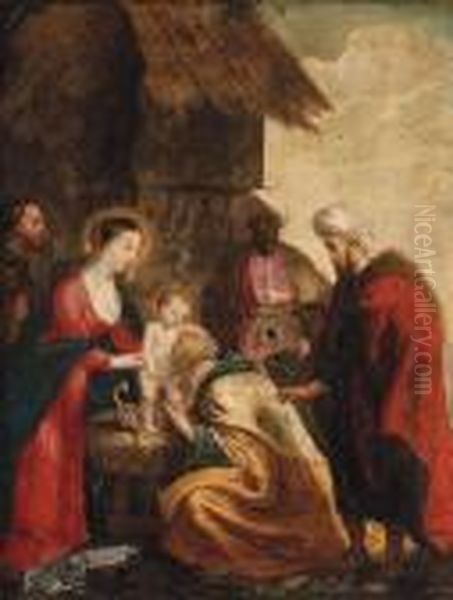 The Adoration Of The Magi Oil Painting by Peter Paul Rubens